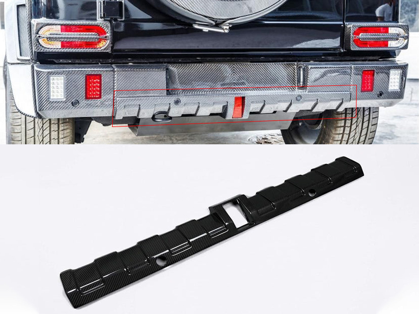 Mercedes-Benz W463 G-Wagon Carbon Fiber Diffuser for Rear Bumper